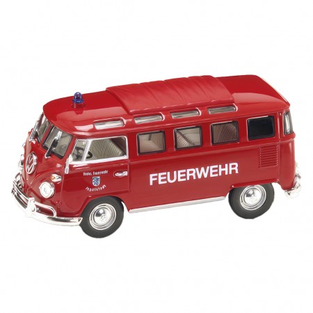 Carro Lucky Volkswagen Microbus Fire Vers 1962 Escala 1/43