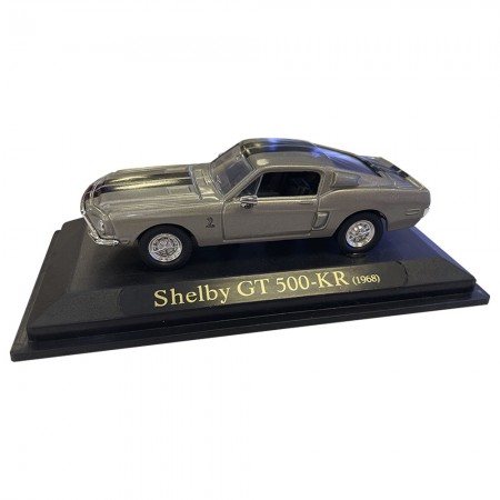 Carro Lucky Shelby Gt-500kr Escala 1/43 - Metlico e Azul