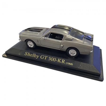 Carro Lucky Shelby Gt-500kr Escala 1/43 - Metlico e Azul