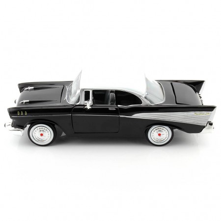Carro Lucky Chevrolet Bel Air Black 1957 Escala 1/43 - Preto