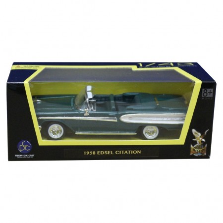 Carro Lucky Edsel Citation Dark Blue 1958 Escala 1/43