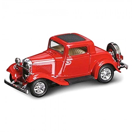 Carro Lucky Ford 3-window Coupe 1932 Escala 1/43 - Vermelho