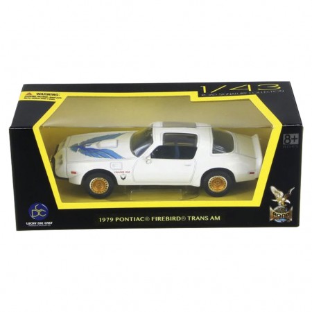 Carro Lucky Pontiac Firebird Trans 1979 Escala 1/43 - Branco