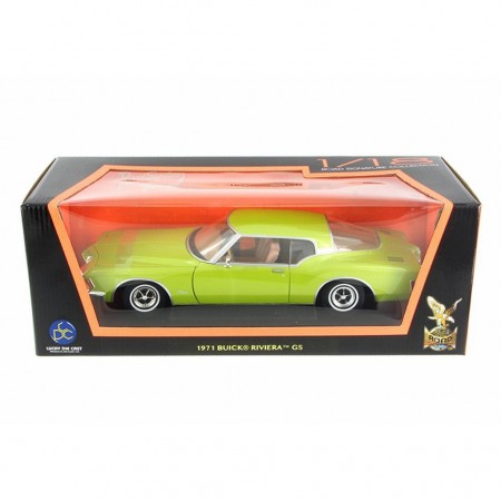 Carro Lucky Buick Riviera Gs 1971 Escala 1/43 - Verde