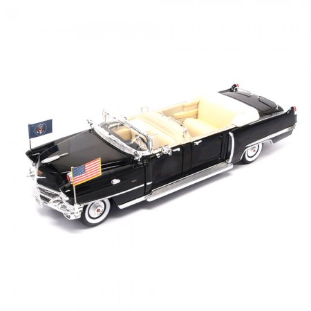 Carro Lucky Cadillac Limousine V-16 Presidential 1938 Escala 1/24 - Preto