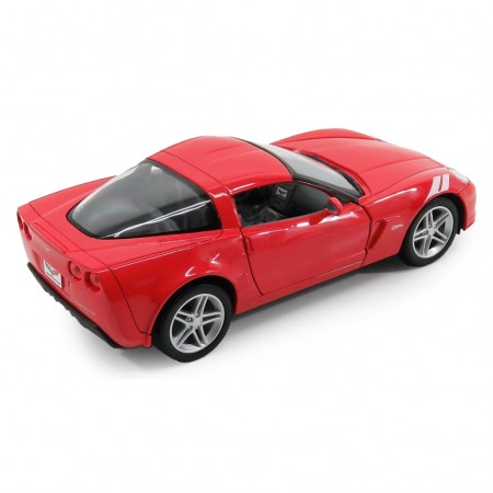 Carro Lucky Corvette Z06 2007 Escala 1/24 - Vermelho