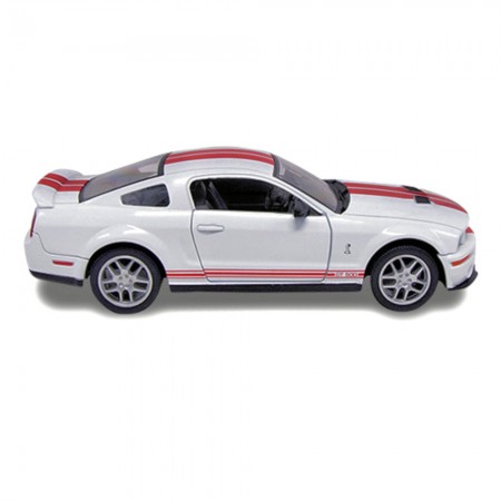 Carro Lucky Shelby Gt500 2007 Escala 1/24 - Branco