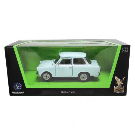Carro Lucky Trabant 601 Escala 1/24 - Azul Claro