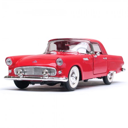 Carro Lucky Ford Thunderbird 1955 Escala 1/18 - Vermelho