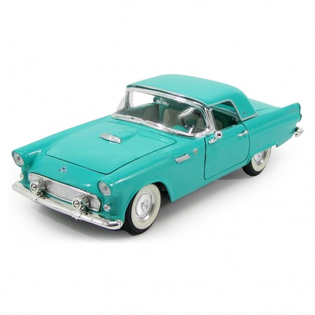 Carro Lucky Ford Thunderbird 1955 Escala 1/18 - Verde Claro