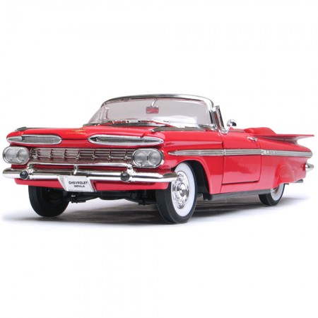 Carro Lucky Chevrolet Impala 1959 Escala 1/18 - Vermelho