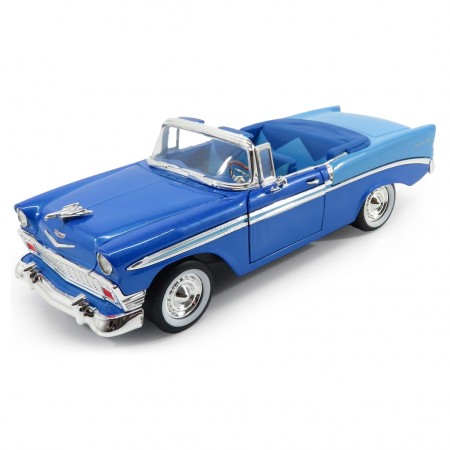 Carro Lucky Chevrolet Bel Air 1956 Escala 1/18 - Azul