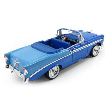 Carro Lucky Chevrolet Bel Air 1956 Escala 1/18 - Azul