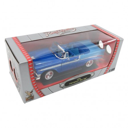 Carro Lucky Chevrolet Bel Air 1956 Escala 1/18 - Azul
