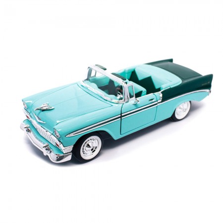 Carro Lucky Chevrolet Bel Air 1956 Escala 1/18 - Verde