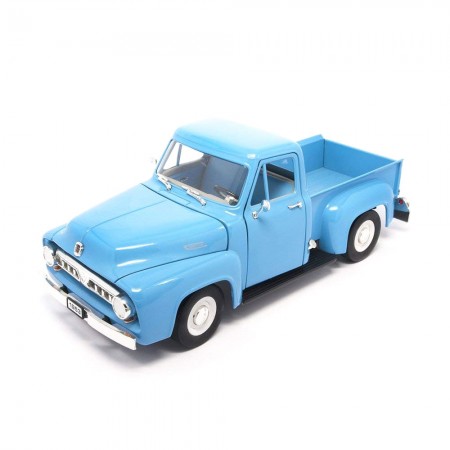 Carro Lucky Ford F-100 Pick Up 1953 Escala 1/18 - Azul Claro