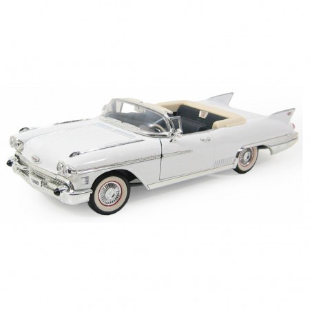 Carro Lucky Cadillac Eldorado Biarritz 1958 Escala 1/18 - Branco