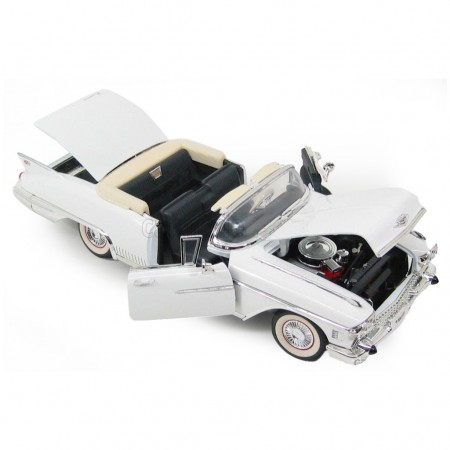 Carro Lucky Cadillac Eldorado Biarritz 1958 Escala 1/18 - Branco