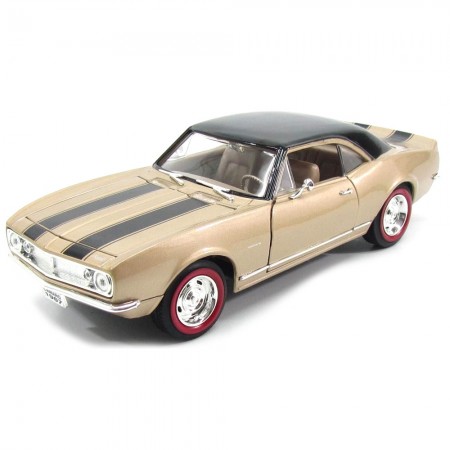 Carro Lucky Chevrolet Camaro Z28 1967 Escala 1/18 - Dourado