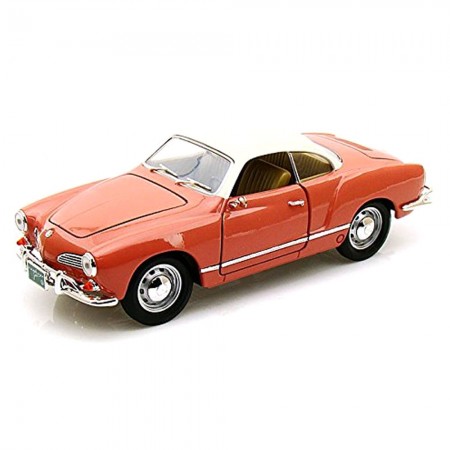 Carro Lucky Volkswagen Karmann-ghia 1966 Escala 1/18 - Coral