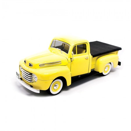 Carro Lucky Ford F-1 Pick Up 1948 Escala 1/18 - Amarelo
