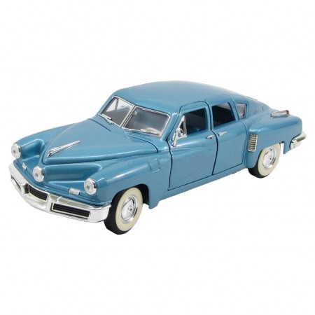 Carro Lucky Tucker Torpedo 1948 Escala 1/18 - Azul Metlico