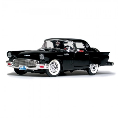 Carro Lucky Ford Thunderbird 1957 Escala 1/18 - Preto