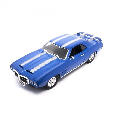 Carro Lucky Pontiac Firebird Trans 1969 Escala 1/18 - Azul