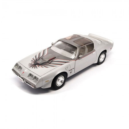 Carro Lucky Pontiac Firebird Trans Am 1979 Escala 1/18 - Prata
