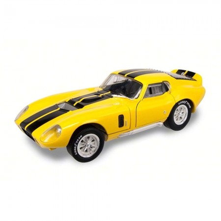 Carro Lucky Shelby Cobra Daytona Coupe 1965 Escala 1/18 - Amarelo