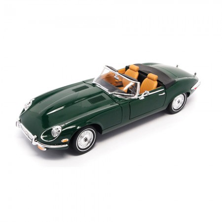 Carro Lucky Jaguar E-type 1971 Escala 1/18 - Verde Escuro