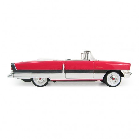 Carro Lucky Packard Caribbean Convertible 1955 Escala 1/18 - Vermelho