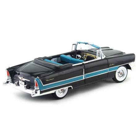 Carro Lucky Packard Caribbean Convertible 1955 Escala 1/18 - Preto
