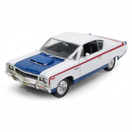 Carro Lucky Amc Rebel 1970 Escala 1/18 - Branco