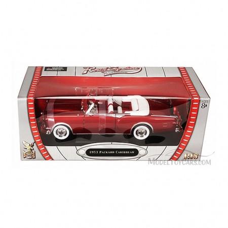 Carro Lucky Packard Caribbean 1953 Escala 1/18 - Vermelho