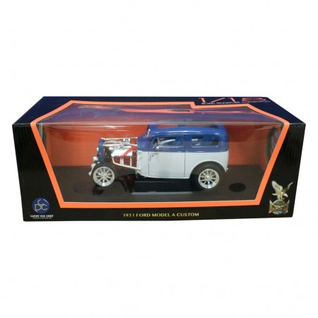Carro Lucky Ford Model a Coupe 1931 Escala 1/18 - Branco