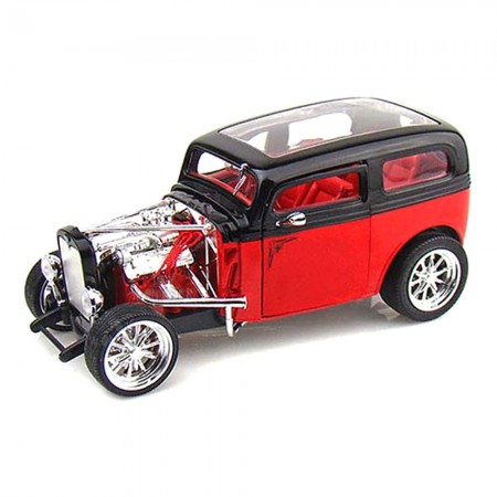 Carro Lucky Ford Model a Coupe 1931 Escala 1/18 - Vermelho