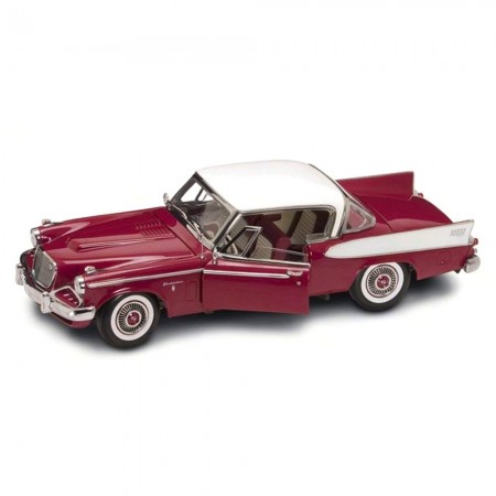 Carro Lucky Studebaker Golden Hawk 1958 Escala 1/18 - Bordo