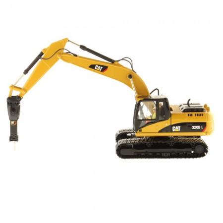 Caterpillar Hydraulic Excavator With Hammer 320d L 85280 Escala 1/50