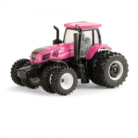 Trator Ertl New Holland - T8.410 Pink Tractor 13890 - Escala 1/64