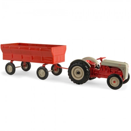 Trator Ertl Ford - 8n Tractor With Flarebox Wagon 13906 - Escala 1/16