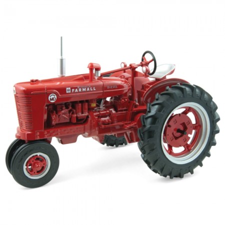 Trator Ertl Case Ih - Farmall Super Md Narrow Front Tractor Red 14867 - Escala 1/16