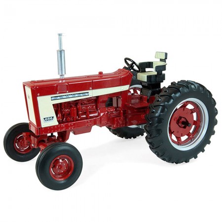 Trator Ertl Case Ih - Farmall 656 Wide Front Tractor 14886 - Escala 1/16