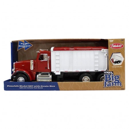 Caminho Ertl - Big Farm Peterbilt 367 - Vermelho - Escala 1/16 (46184)