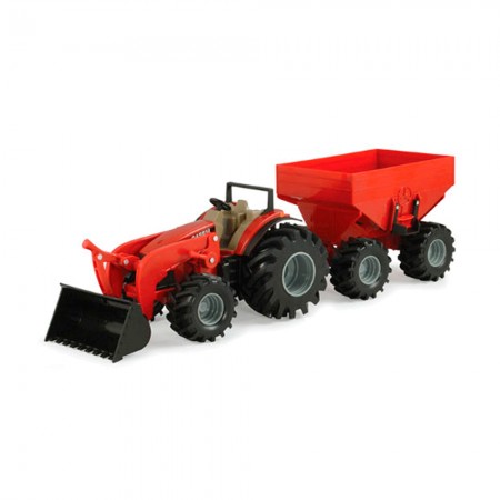 Trator Ertl Case Ih - Monster Treads With Gravity M4 Wagon