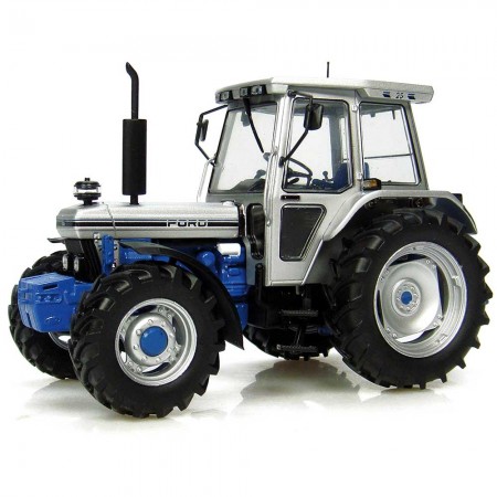 Trator Universal Hobbies Ford 7810 Jubilee Uh2882 Escala 1/32 - Prata e Azul