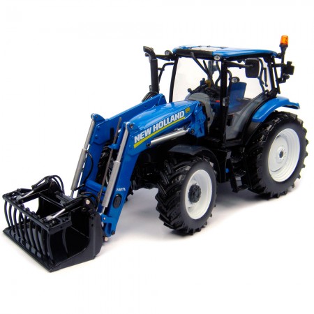 Trator Universal Hobbies New Holland T6.140 Escala 1/32 - Azul