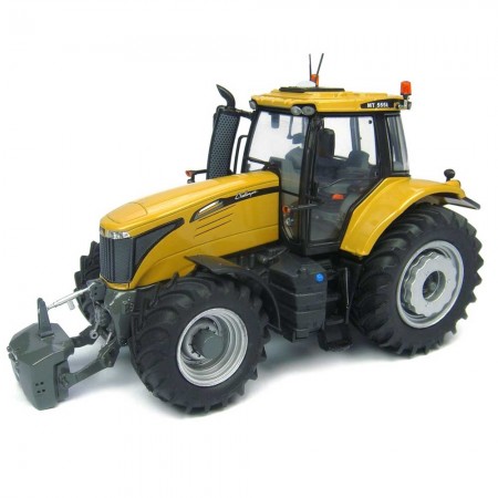 Trator Universal Hobbies Challenger Mt 555e Uh4875 Escala 1/32 - Amarelo