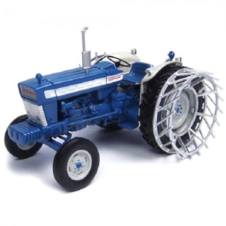 Trator Universal Hobbies Ford 5000 Avec Roues Uh4879 Escala 1/32