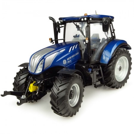 Trator Universal Hobbies New Holland T6.175 Blue Power Escala 1/32 - Azul
